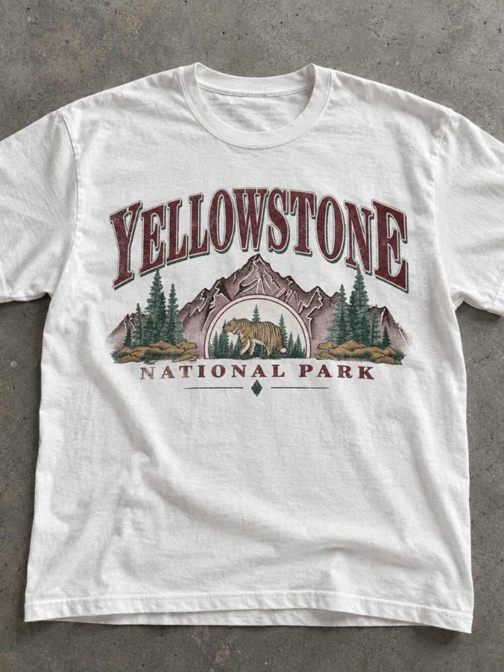 Yellowstone National Park Bear Graphic Tee